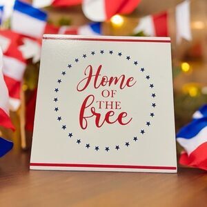 4th OF JULY HOME DECOR, 3 PIECE SET